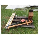 PALLET-BIRD HOUSES, GARDEN DECOR ITEMS, ETC