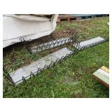 3 METAL WINDOW PLANTER BOXES 42"