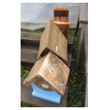 3 WOODEN BIRD HOUSES