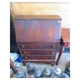 DROP FRONT DESK W/3 DRAWERS
