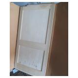 42" POPLAR 2 PANEL DOOR SLAB