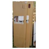 15" X 55" RED VINYL SHUDDERS