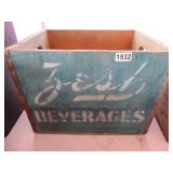 ZESH WOODEN ADVERTISING BOX