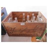 YUENGLING WOODEN ADVERTISING BOX, 12 BOTTLES