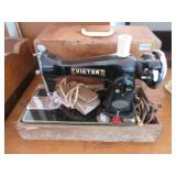 VINTAGE VICTOR DELUXE SEWING MACHINE