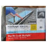 VELUX FIXED SKYLIGHT CURB MOUNTED TRIPLEPANE GLASS
