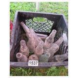 13 MISC EARLY BEER BOTTLES