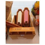 BXLT-WOODEN SHELVES,SCONCES,TRAY ETC