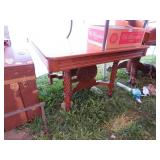 SQUARE OAK DINING TABLE