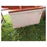 ANTIQUE WOODEN TRUNK