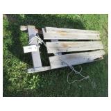 ANTIQUE WOODEN SLEIGH 48"
