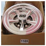NEW SS GOLF CART CENTER CAPS (4)