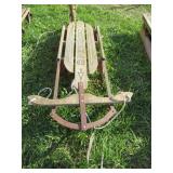 WOODEN RUNNER SLED 42"