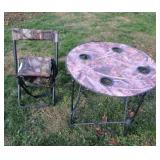 CAMO FOLDING TABLE & CHAIR