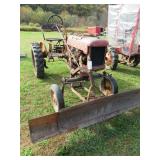 FARMALL CUB W/SNOW PLOW