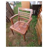 MAHOGANY DESK CHAIR