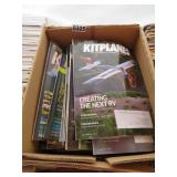 1 Box of Kit Plane Magazines