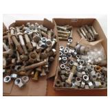 2 Bxlts of Large Nuts Bolts & Washers
