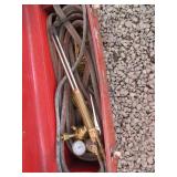 Victor Torch Set w/ Gauges, Hose & Oxygen Tank