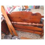 Pine Post Bed w/ Rails