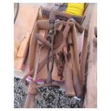 Antique Tools, Soldering Irons, Brace, Drill