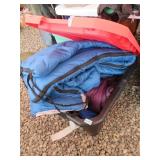 3 Misc Sleeping Bags in Tote