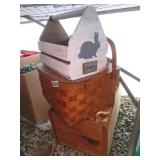 Advertisement Crate, and 2 Baskets