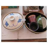 Potery Bowls and Mugs