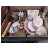 2 Boxes of Misc Trinkets and Decor