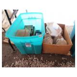 1 Tote & 1 Box of Misc Nails