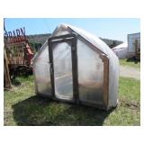 Homemade Greenhouse 8x8 rough cut 2x4