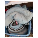 3 Coleman Sleeping Bags In Tote