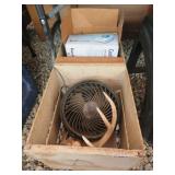 Wooden Box, Fan, Antlers, Humidifier