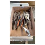 Misc Pliers, Snips and Crescent Wrench