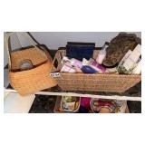 Small Soaps, and 2 Baskets