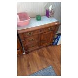 Chestnut Spoon Carved Wash Stand