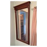 Oak Beveld Mirror 21x45