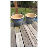 2 Ceramic Planters