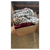 Box of blankets / throws
