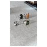ï¿½Silverï¿½ costume jewelry rings