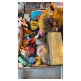 Box of Toys, Crayons, Color Books