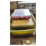 Tote of Wing Nuts, Screws, Rivets, etc