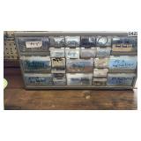 Plastic Organizer w/Contents. Screw etc