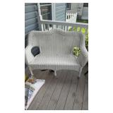 4PC Wicker/PVC Outdoor Furniture Set