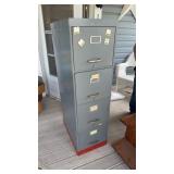 4 Tier Metal File Cabinet