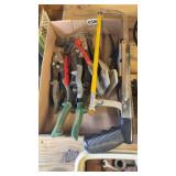 TIN SNIPS, HAND BENDER, SAW, ETC