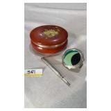 Genuine alabaster hand carved in Italy, trinket