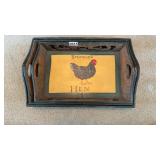 Set of 3 Hand Trays & Sign
