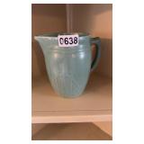 Stoneware Pitcher 6in tall