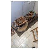 Large lot of Wicket Baskets